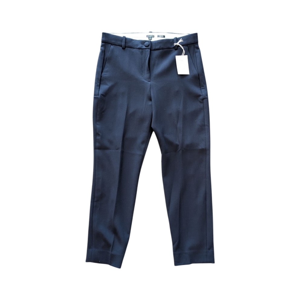 J. Crew High Rise Cameron Pant In Four Season Stretch Navy Blue NWT - Picture 2 of 16